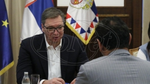 Vučić sa ambasadorima Kvinte